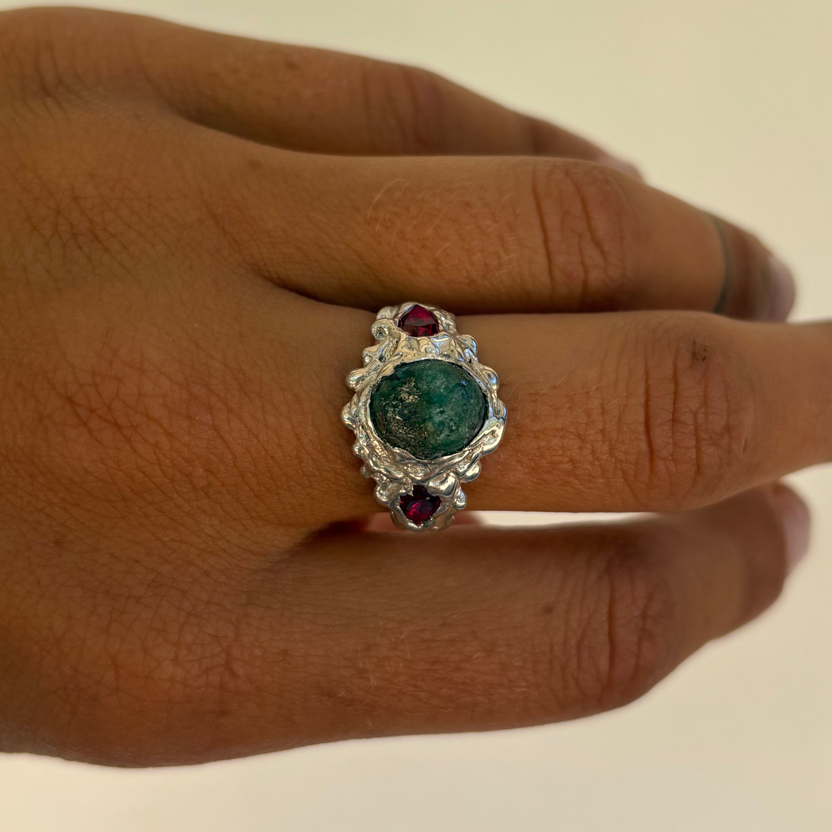 Lovers Emerald Ring
